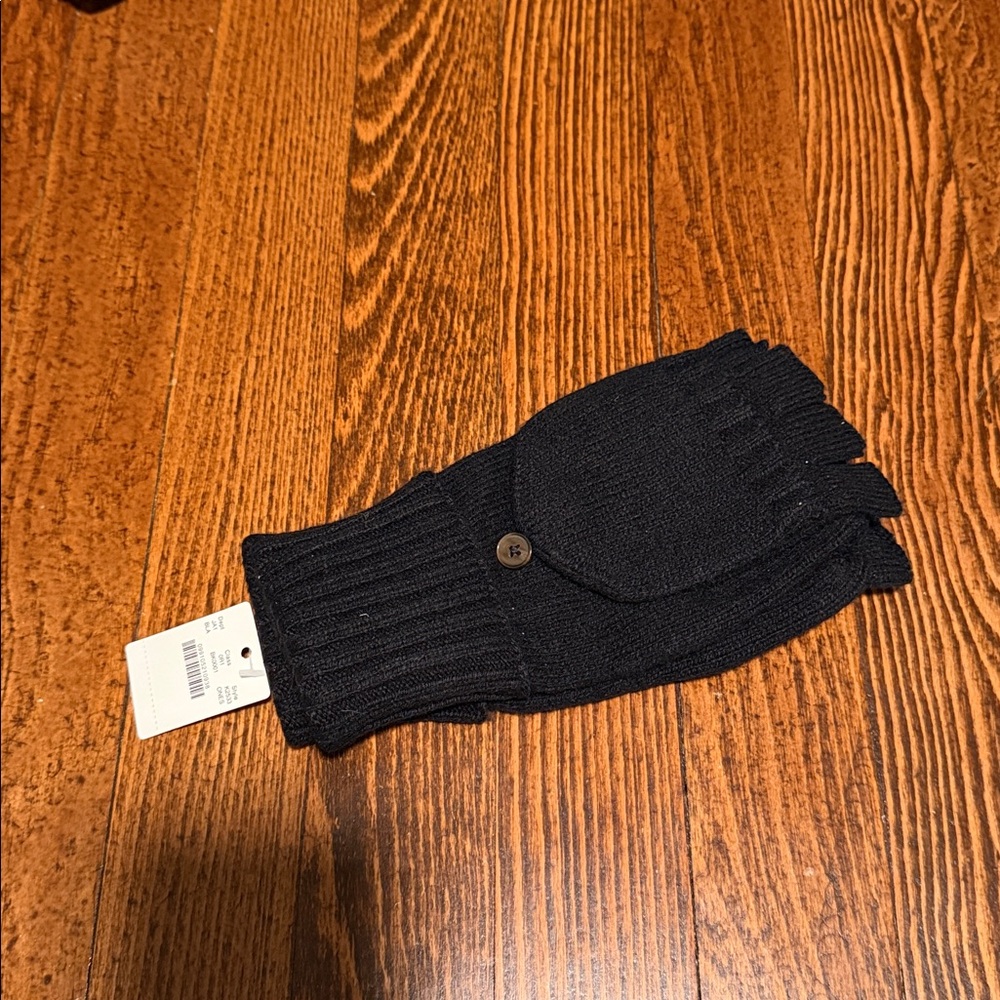 J CREW Black Gloves/Mittens